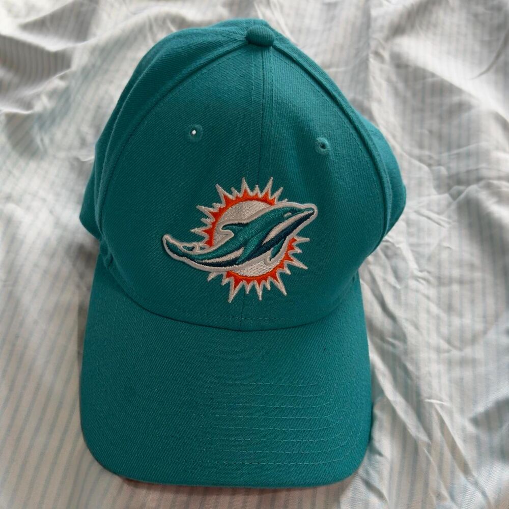 Miami Dolphins New Era blue and orange cap #NFL #dolphins #sportswear